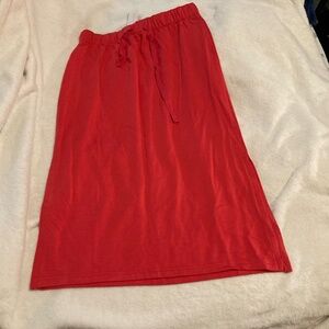 Loft - Hot pink Midi Skirt with drawstring - M